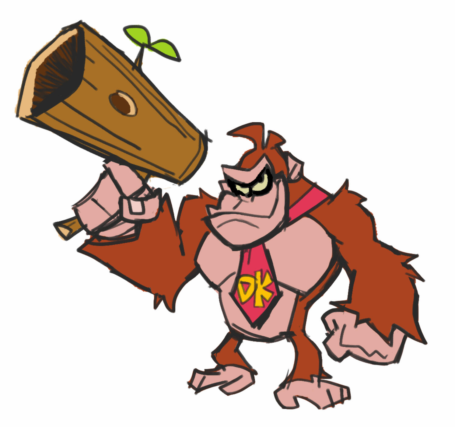 Donkey Kong w/ Coconut Gun